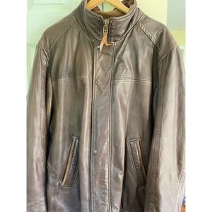 Vintage Orvis Men's Leather Jacket XL